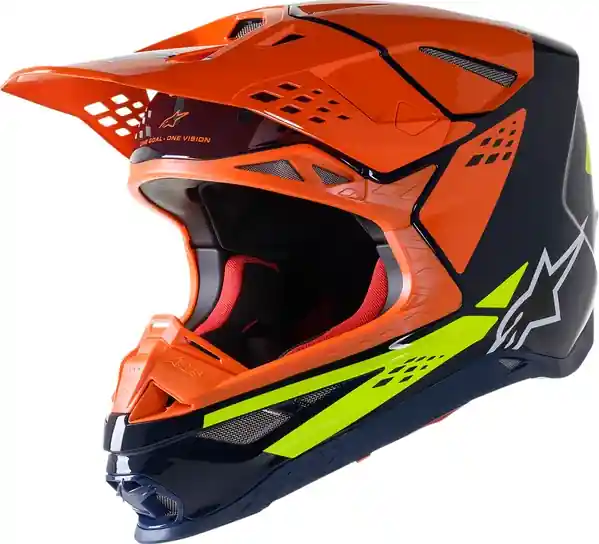 Reducere specială Supertech M8 Factory Helmet Blue, Orange, Yellow M