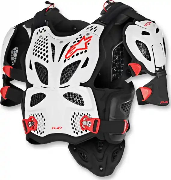 A-10 Full Chest Protector White-black Xl-2xl Retur ușor