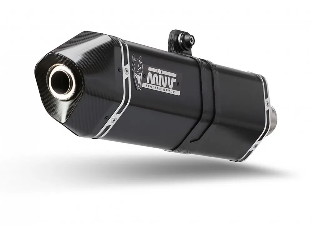 Evacuare MIVV SPEED EDGE KT.021.LRB Black stainless steel / carbon cap Reducere de preț