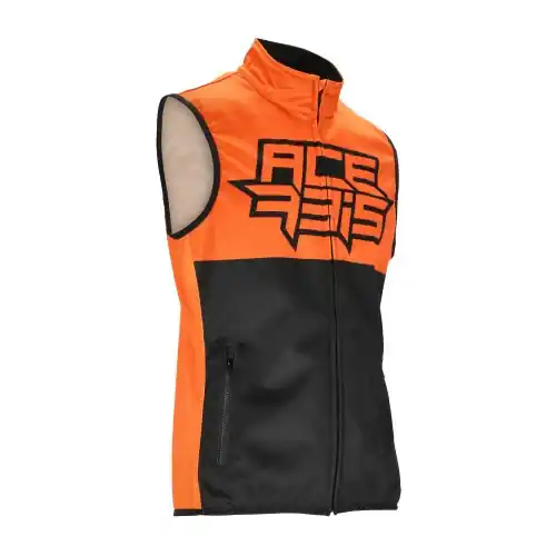 Vestă Softshell Acerbis MX Linear Negru/Portocaliu XL Ofertă de sezon