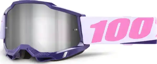 Livrare rapidă Ochelari 100% Accuri 2 Yumiko Mov/Lentila Argintiu Oglinda ONE SIZE