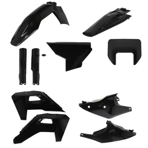 Kit complet plastice Acerbis Husqvarna TE 150-300/FE 250-500 ‘26- Negru Ofertă limitată