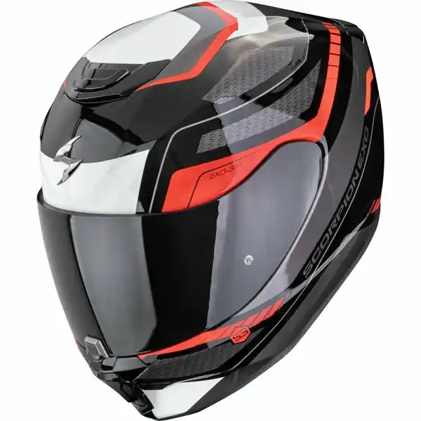 Casca integrala SCORPION EXO-391 LEO S Negru/Rosu Reducere extra