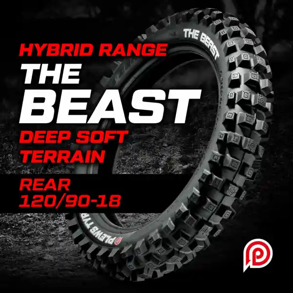 Chilipir Cauciuc 120/90-18 Plews Tyres The Beast- Trail Compound