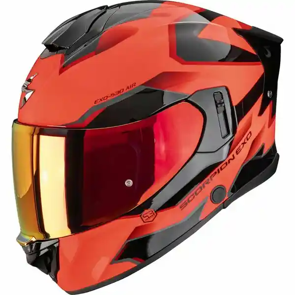 Casca integrala SCORPION EXO-530 AIR CLIP Rosu/Negru XXL Ofertă