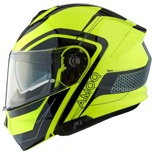Discount Casca AMOQ MI100 Porto negru/galben, XS