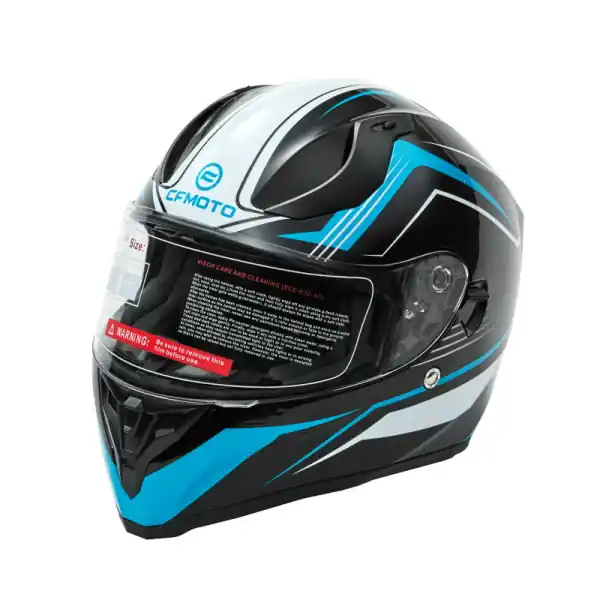 Preț redus CASCĂ MOTO CFMOTO MX / ENDURO – NEGRU / ALBASTRU