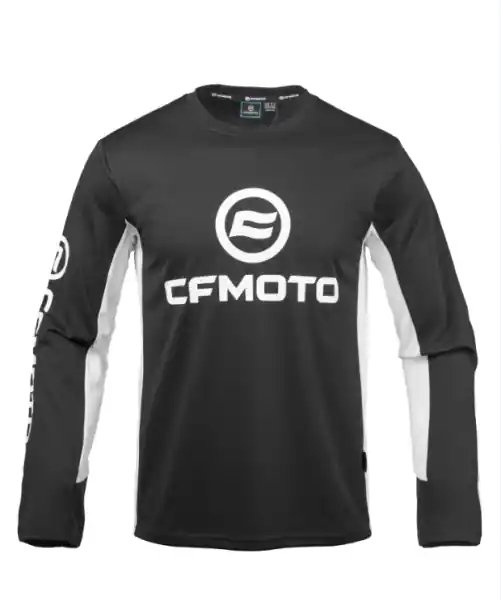 Promoție TRICOU CFMOTO MX / ENDURO RIDING – NEGRU / ALB