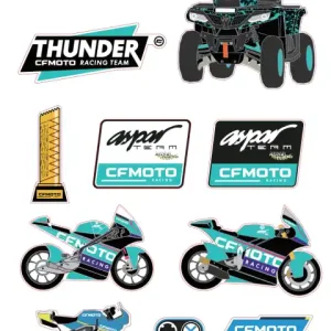Ultima șansă SET ABȚIBILDURI CFMOTO RACING A5