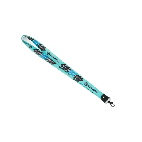 Preț promoțional LANYARD CFMOTO PENTRU CHEI / ECUSON – ALBASTRU / NEGRU