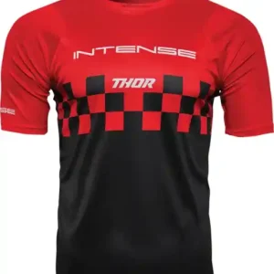 Ultima șansă Tricou MTB Thor Intense Assist Chex Black/Red L