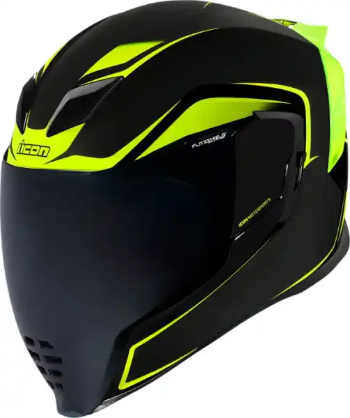 Casca Icon Airflite™ Crosslink Black/Fluorescent Yellow XL Chilipir