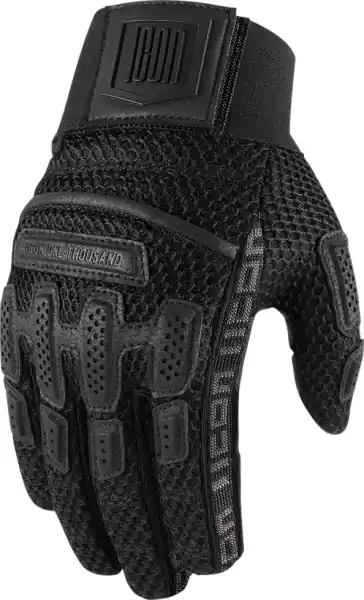 Manusi Textil/Piele Icon Brigand™ Black L Cumpără online