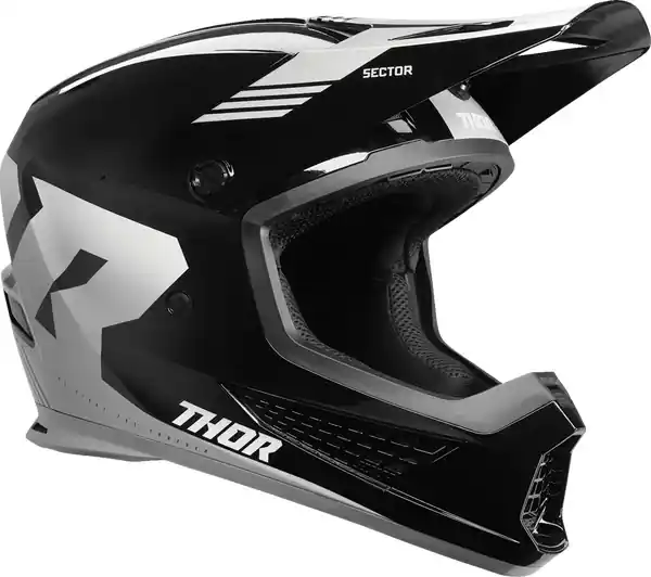 Ultima șansă Casca Thor Sector 2 Carve Black/White S