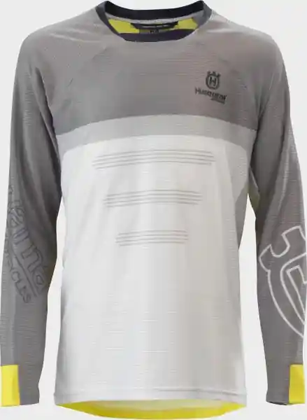 Tricou Copii Husqvarna Railed Grey/White XL Cel mai bun preț