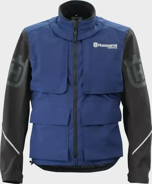 Geaca Husqvarna Gotland Black/Blue XL Ofertă