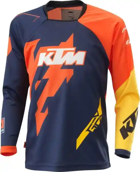 Comandă acum Tricou Copii KTM Gravity-FX Blue/Yellow/Orange XS / 104-116 / 3-6Y