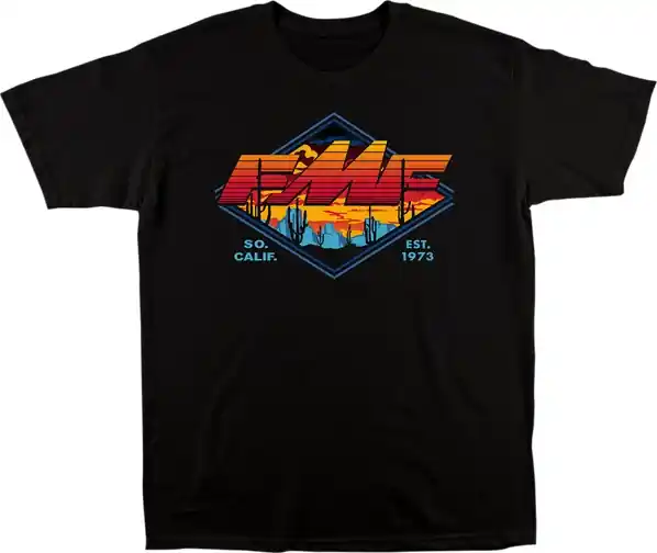 Chilipir Tricou FMF DESERT DAZE Black S