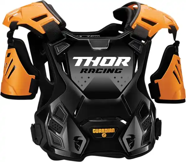 Armura copii Thor Guardian Black/Orange 2XS/XS Popular