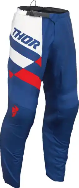 Reducere de preț Pantaloni Copii Thor Sector Checker Navy/Red 26