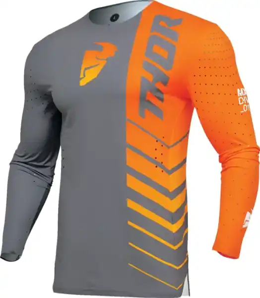 Tricou Thor Prime Analog Gray/Orange L Cumpărături sigure