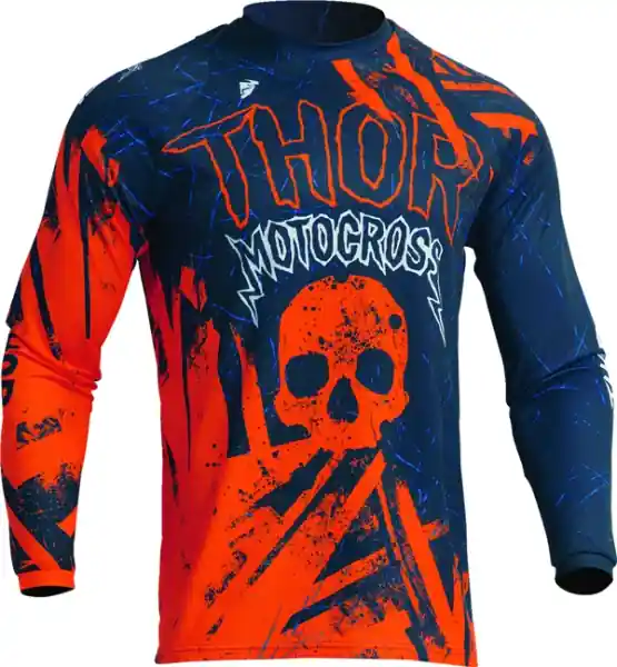 Ofertă exclusivă Tricou Copii Thor Sector Gnar Midnight/Orange 2XS
