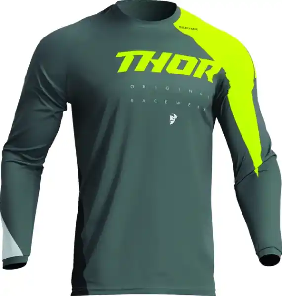 Tricou Copii Thor Sector Edge Acid/Gray L Popular
