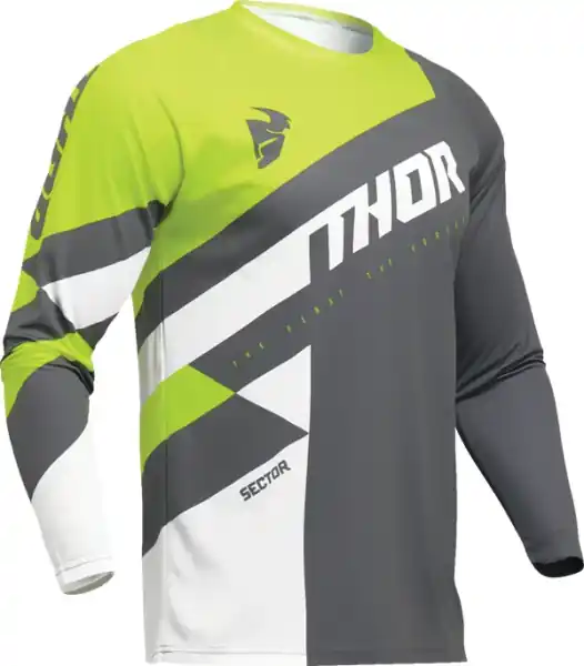 Bestseller Tricou Copii Thor Sector Checker Gray/Green S