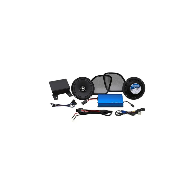 Kit Amplificator 225 W / Difuzoare Față 6-1/2" Negru și Albastru Ofertă de sezon
