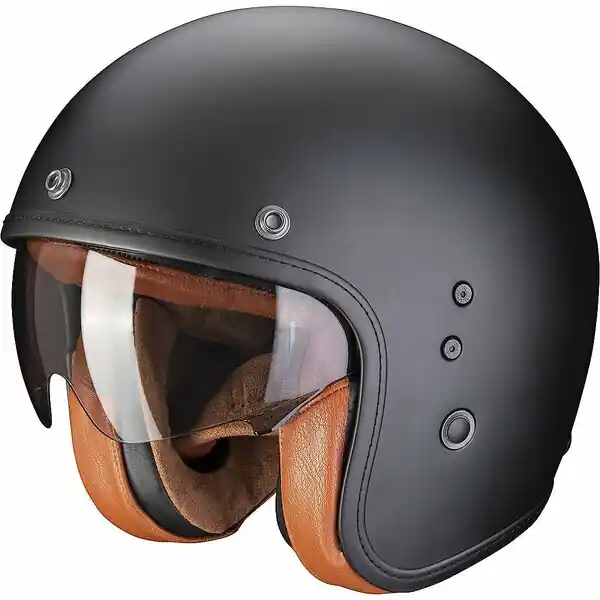 Popular Casca open face SCORPION BELFAST EVO LUXE M NEGRU MAT