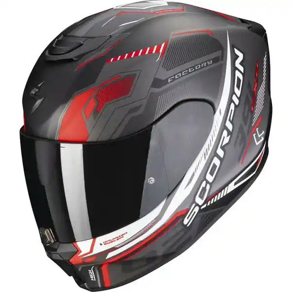 Preferatul clienților Casca integrala SCORPION EXO-391 HAUT Negru mat/Rosu XXL