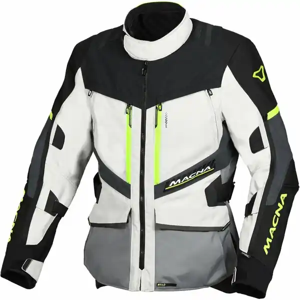 Vezi acum Geaca textil impermeabila touring/adventure MACNA DOMANE Albastru/Portocaliu 3XL