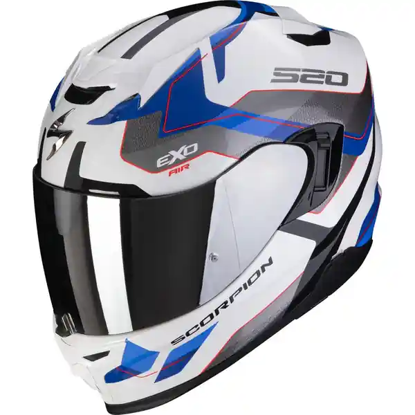 Preț promoțional Casca integrala SCORPION EXO-520 EVO AIR ELAN Alb / Albastru XL