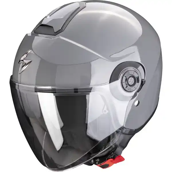 Calitate înaltă Casca open face/jet SCORPION EXO CITY II SOLID S Gri Ciment