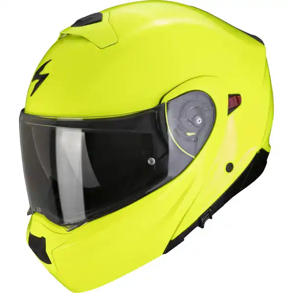 Calitate înaltă Casca moto flip-up SCORPION EXO 930 EVO HI VIZ L Galben fluo