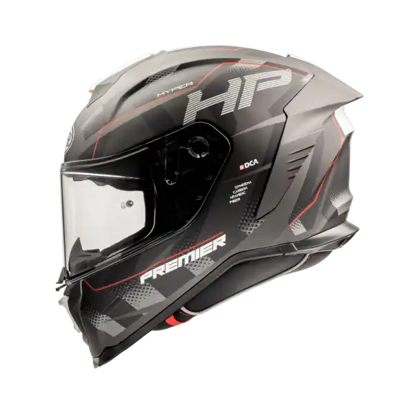 Nu rata Casca Premier Hyper Carbon HP Rosu/Gri/Negru XL