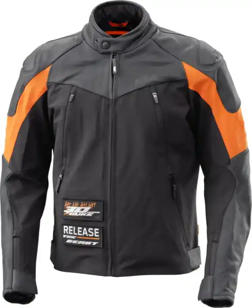 Ultima șansă Geaca piele KTM Duke Black/Orange L