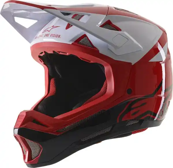 Casca MTB Alpinestars Missile Pro Glossy Red/White XL Retur gratuit