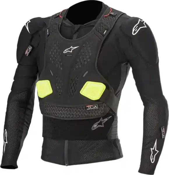 Plată securizată Armură Alpinestar Jacket Bio Pro V2 Black/Yellow 2XL