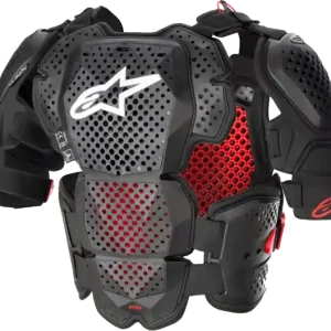 Armură Alpinestars A-10 Roost Guard V2 Negru/Roșu XS/S Reducere specială