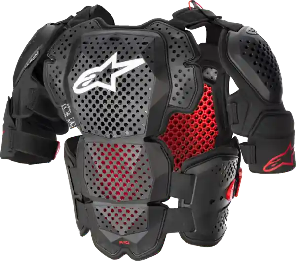 Armură Alpinestars A-10 Roost Guard V2 Negru/Roșu M/L Discount
