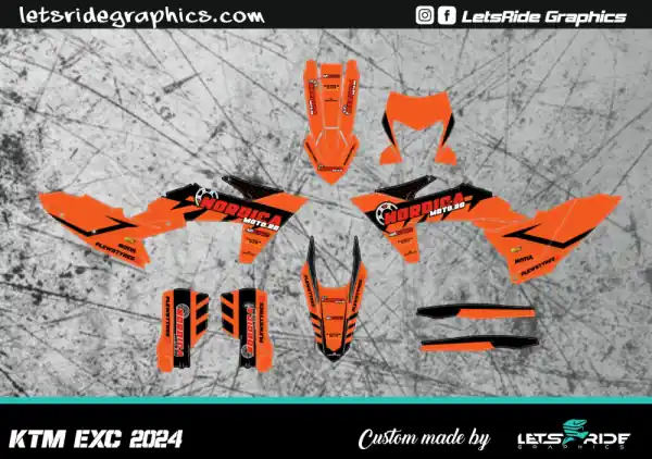 Kit Stickere KTM 2024 Nordicamoto Cumpără acum