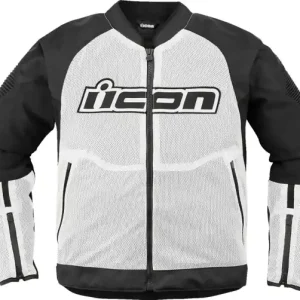 Vezi acum Geaca textila Icon Overlord3 Mesh Ce White, Black XL