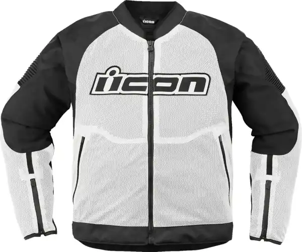 Vezi acum Geaca textila Icon Overlord3 Mesh Ce White, Black XL