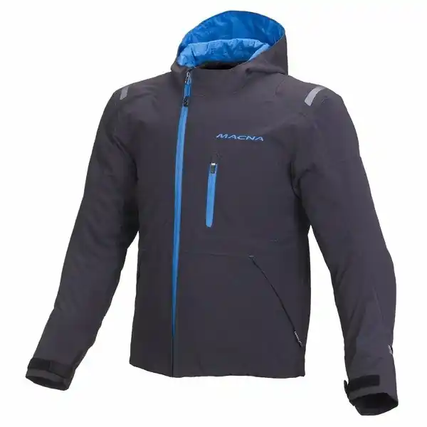 Ofertă limitată Geaca textil impermeabila MACNA REFUGEE M Albastru/Galben