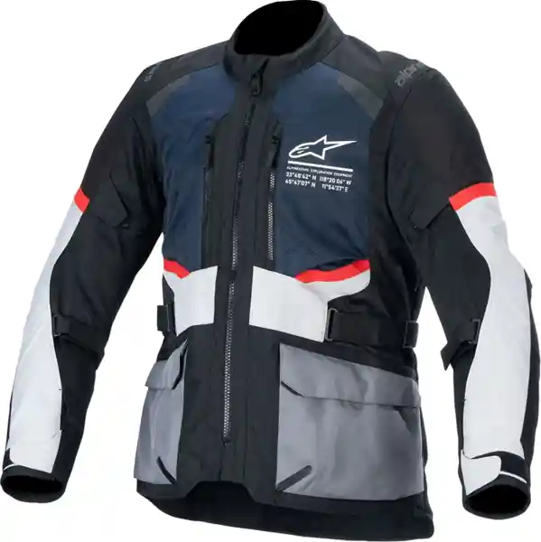 Geaca Alpinestars Andes Air Drystar Blue/Gray 4XL Cel mai bun preț