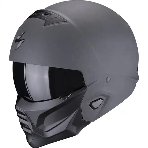 Reducere specială Casca moto SCORPION EXO-COMBAT II GRAPHITE XXL Gri inchis