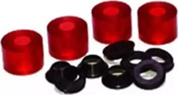 Set de elastomeri roșu/dur Popular