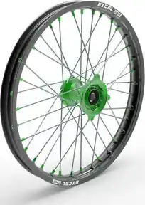 Sport Mx-en Wheel Black, Green Reducere specială