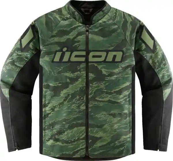 Disponibil imediat Geaca Icon Hooligan Ce Tiger‘s Blood Green 4XL